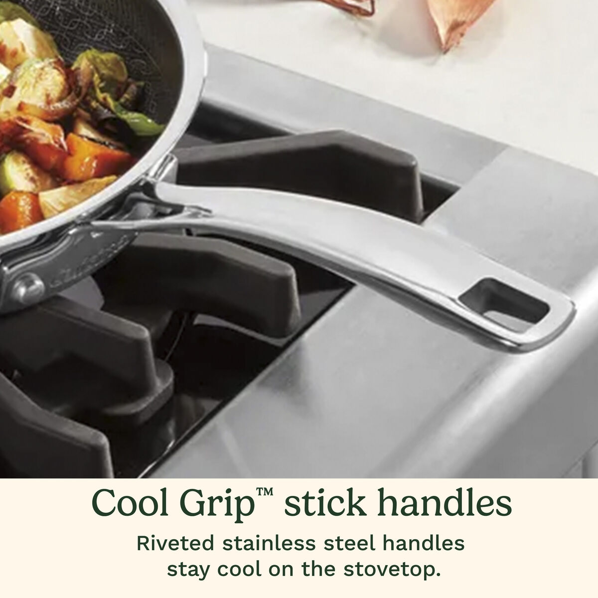 FusionPlus&trade; Stainless Steel 10.25&Prime; Deep Fry with Lid