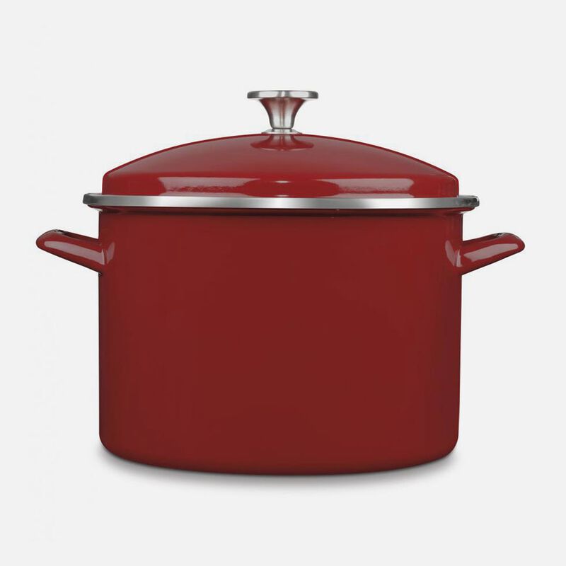 Discontinued Chef Classic&trade; Enamel on Steel Cookware 10 Quart Stockpot with Cover