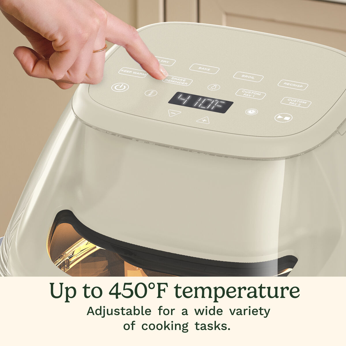 ClearView 4-quart Glass Basket Air Fryer 10