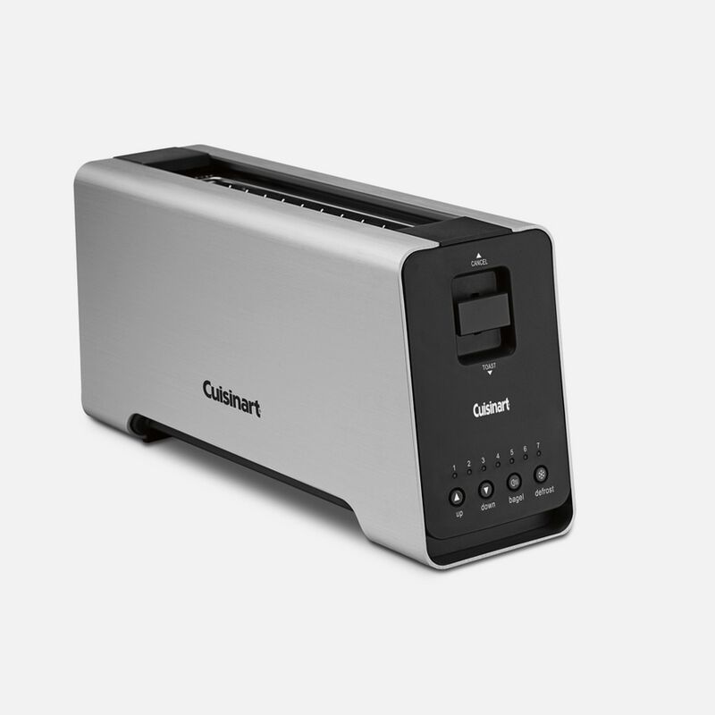 Discontinued 2 Slice Extruded Aluminum Long-Slot Toaster