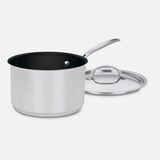 Discontinued Chef's Classic&trade; Nonstick Stainless 4 Quart Saucepan 1