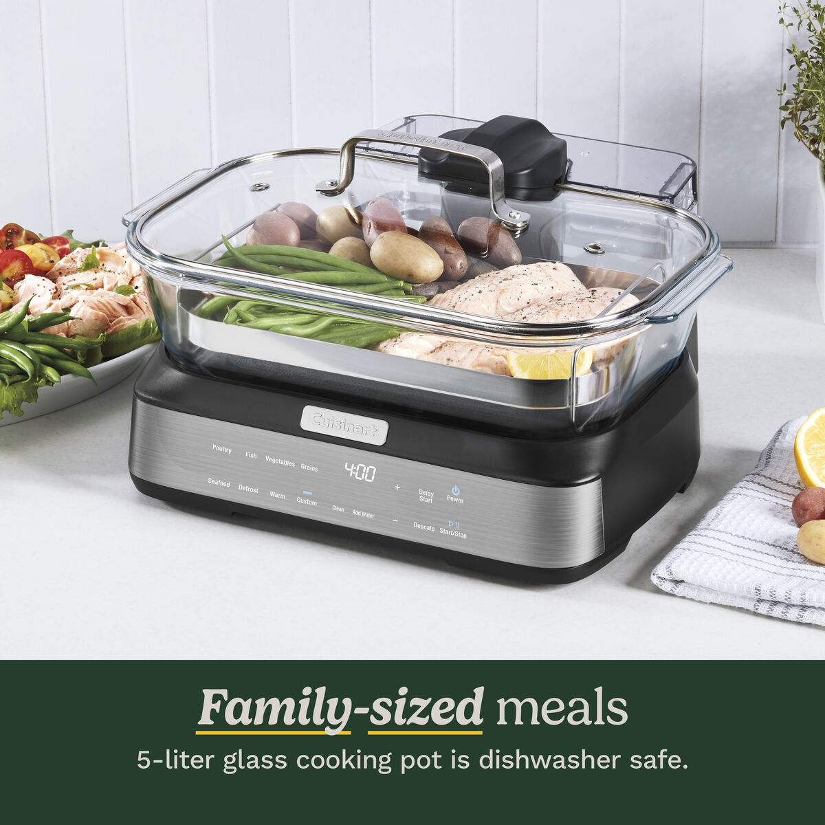Discontinued CookFresh&reg; Digital Glass Steamer 2