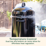 16" Vertical Charcoal Smoker 4