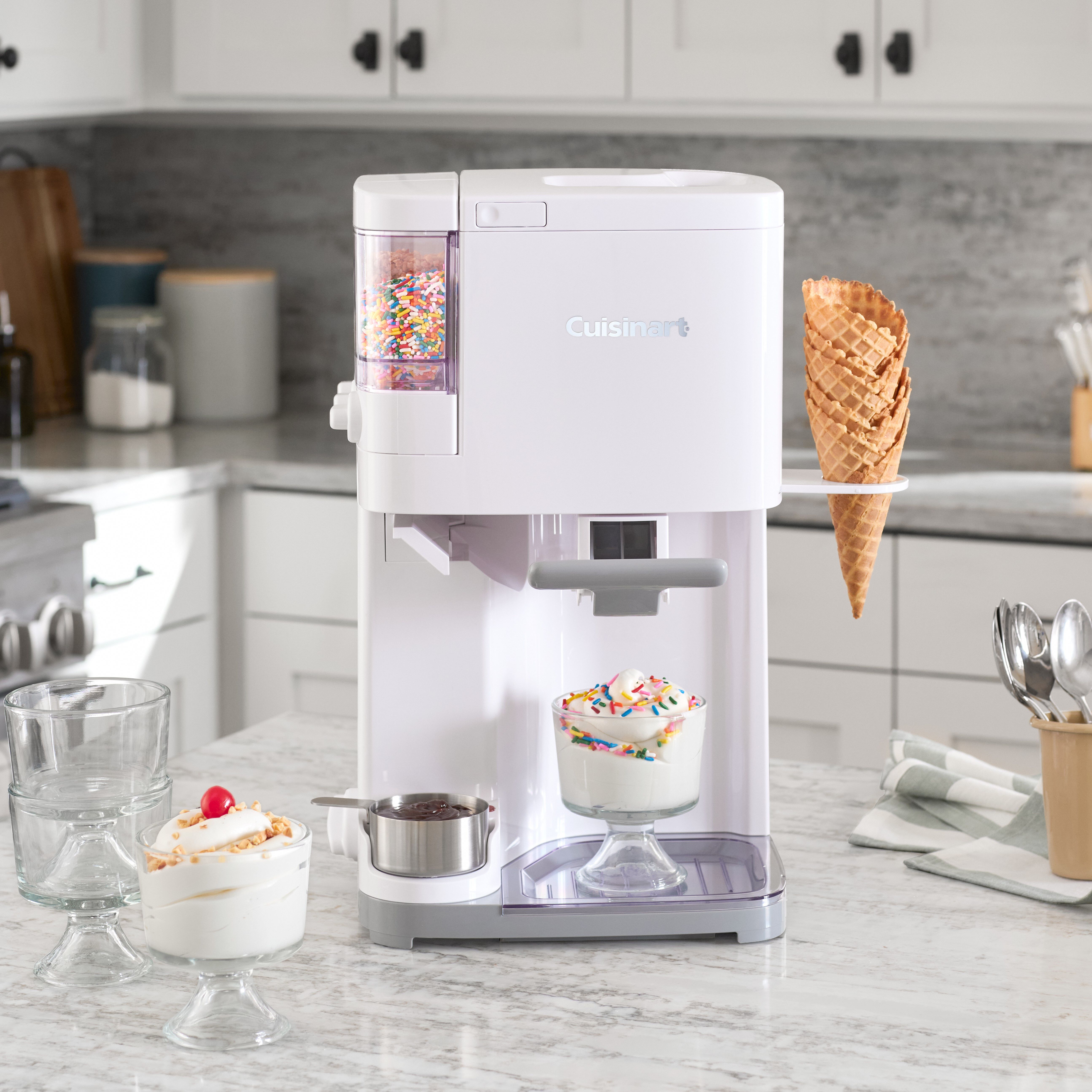 Cuisinart ICE-48 ソフトサーブアイスクリームメーカー　未使用 Amazon.com: Cuisinart Soft Serve Ice Cream Machine- Mix It