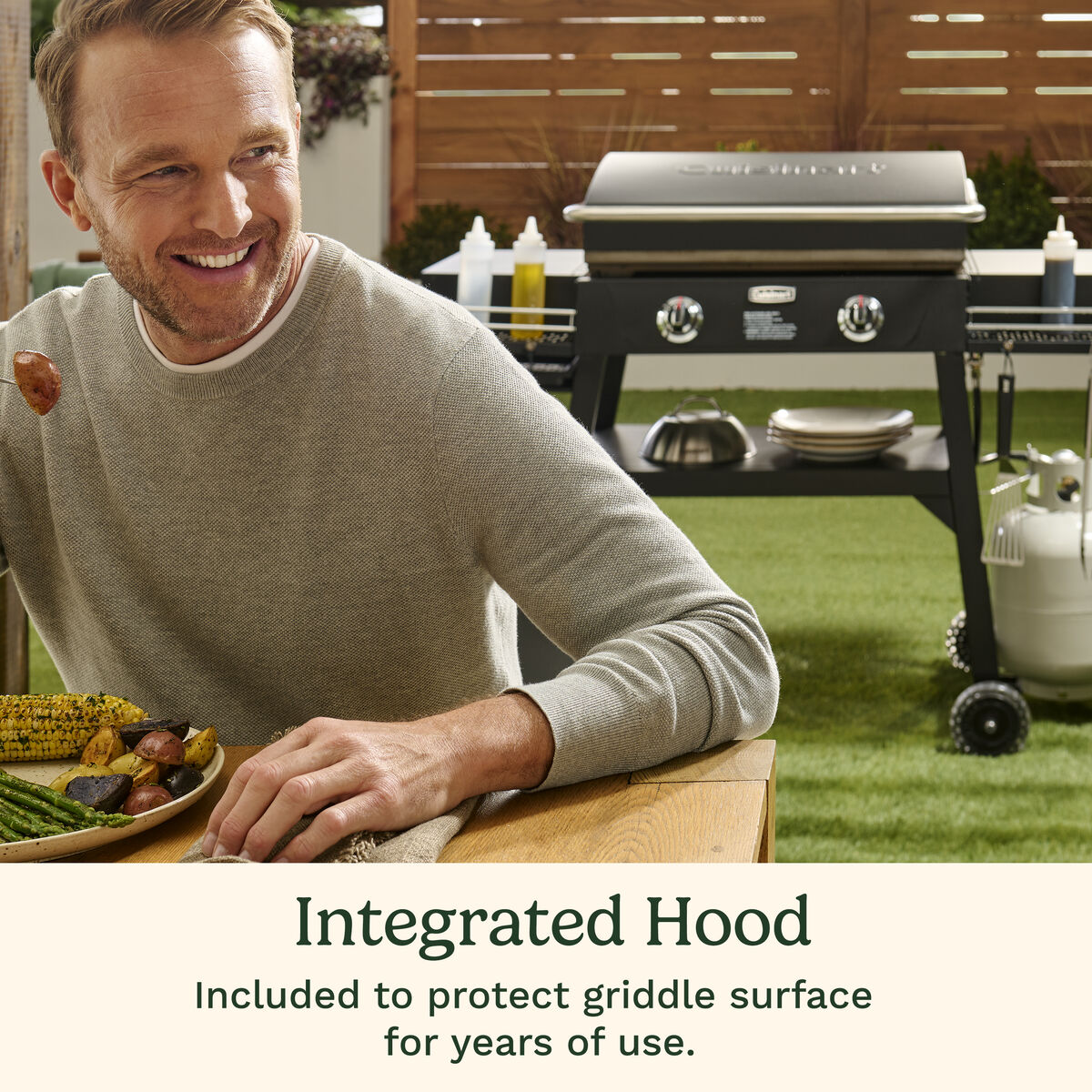 28" Outdoor Griddle with Hood 5