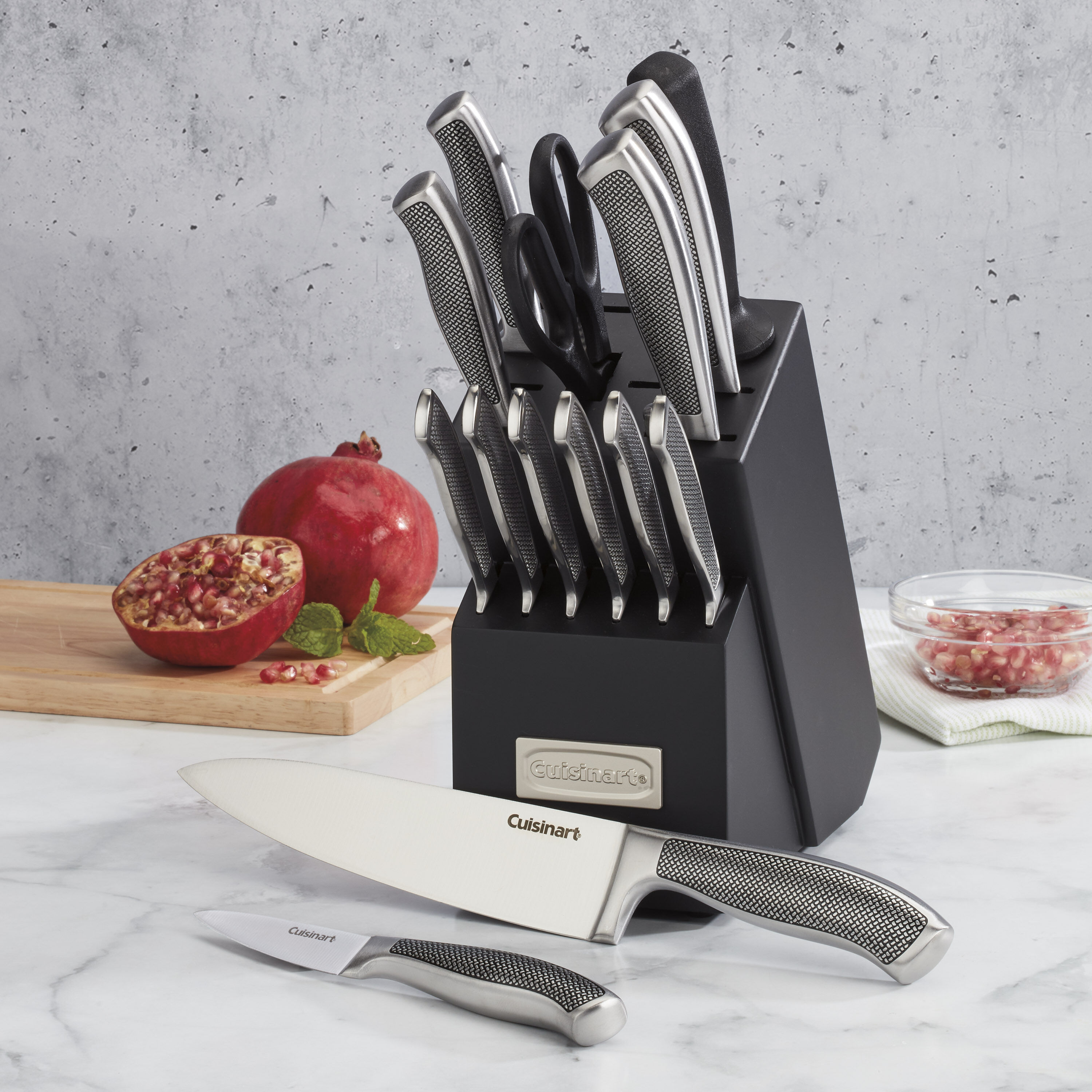 15pc Graphix Knife Block Set | $40 Off! - Cuisinart