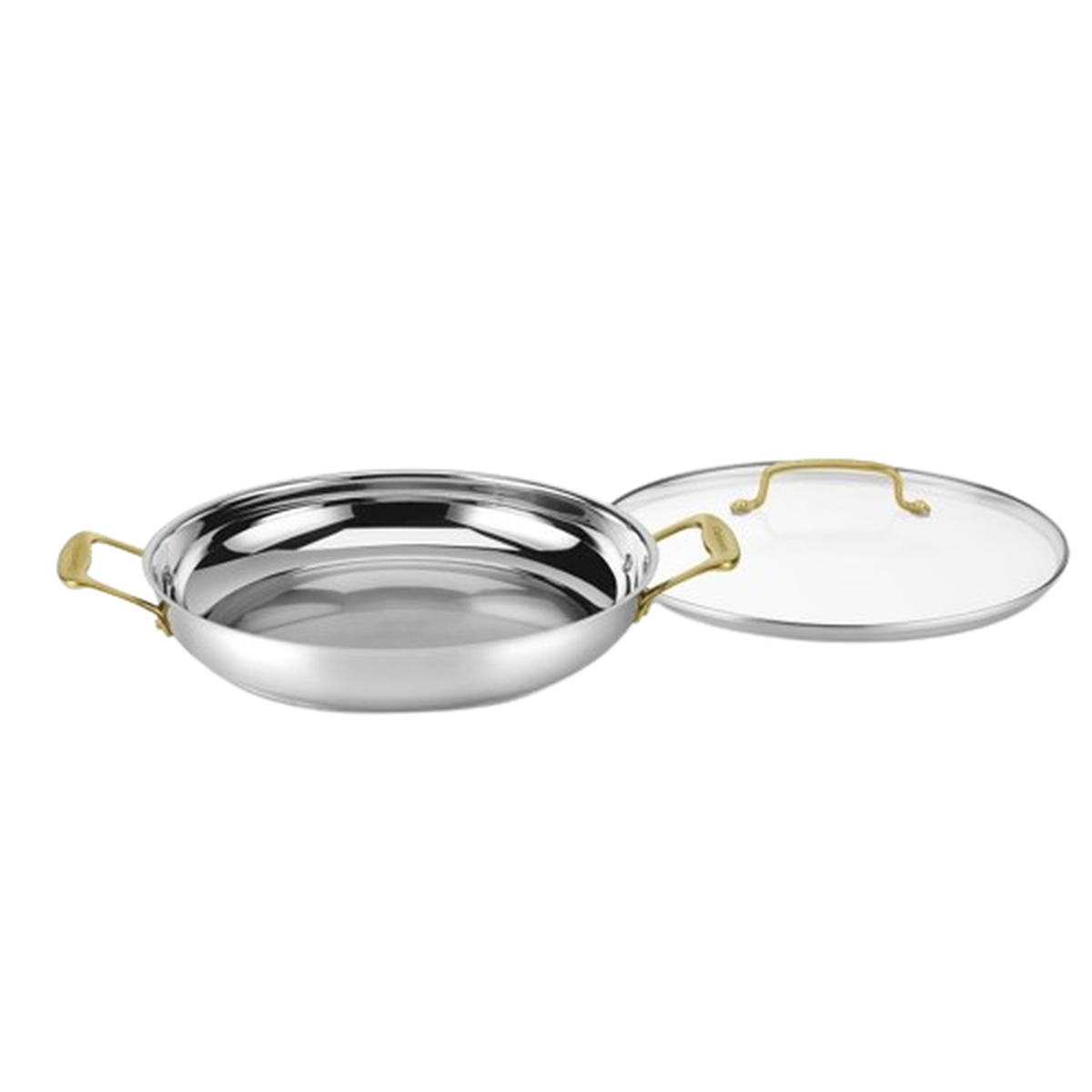 Discontinued Mineral Collection Stainless Cookware 12" Everyday Pan with Cover 1