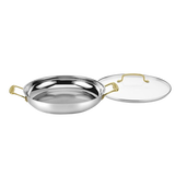 Discontinued Mineral Collection Stainless Cookware 12" Everyday Pan with Cover 1