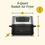 9-qt  Basket Air Fryer