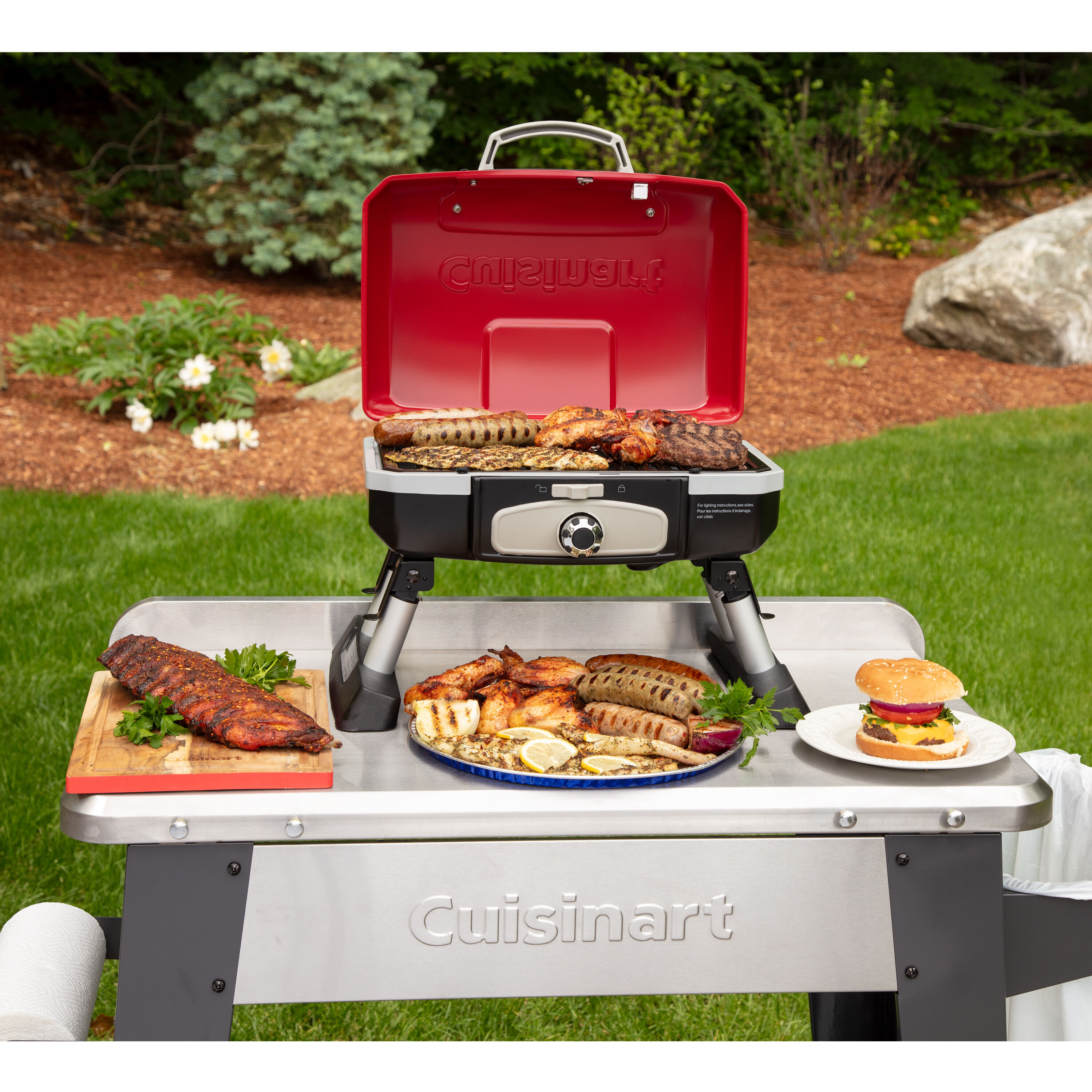Petite Gourmet Tabletop Gas Grill - Thumbnail 3