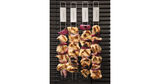 4 Pack Sliding Skewer Set - Built-in Slider Easily Removes Cooked Food 3