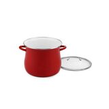 Discontinued Contour Enamel on Steel 16 Quart Stockpot with Cover 1