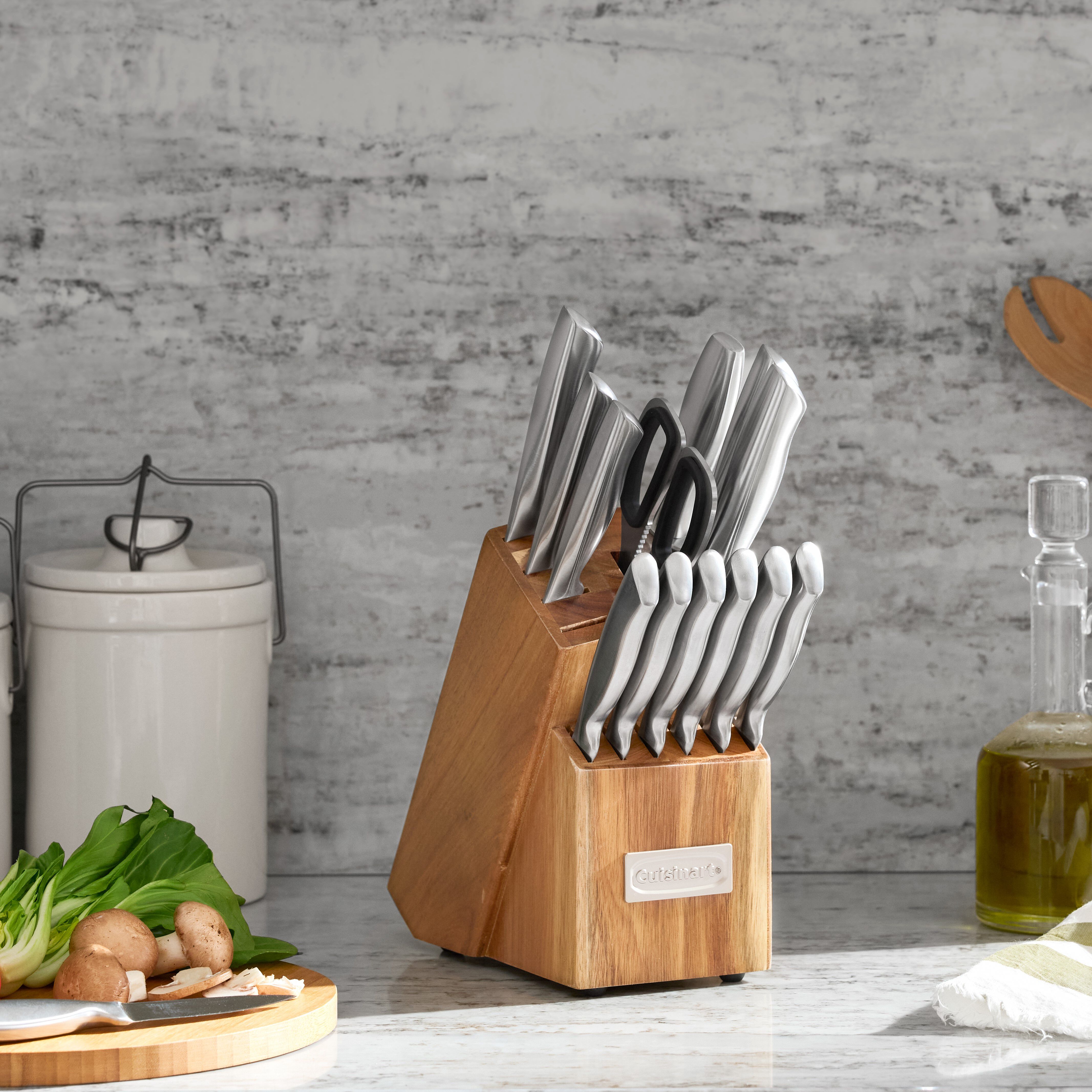 KSNY Plätzchenpresse 2er Set – Holz, Mit 'All In Good Taste' & 'One Smart Cookie' Motiv