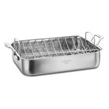 Chef's Classic&trade; Stainless 16" Roasting Pan with Rack