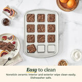 Chef's Classic&trade; Non-Stick 12-Cup Mini Brownie Pan 4
