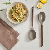 Acacia Fusion Slotted Spoon & Solid Spoon Set 2