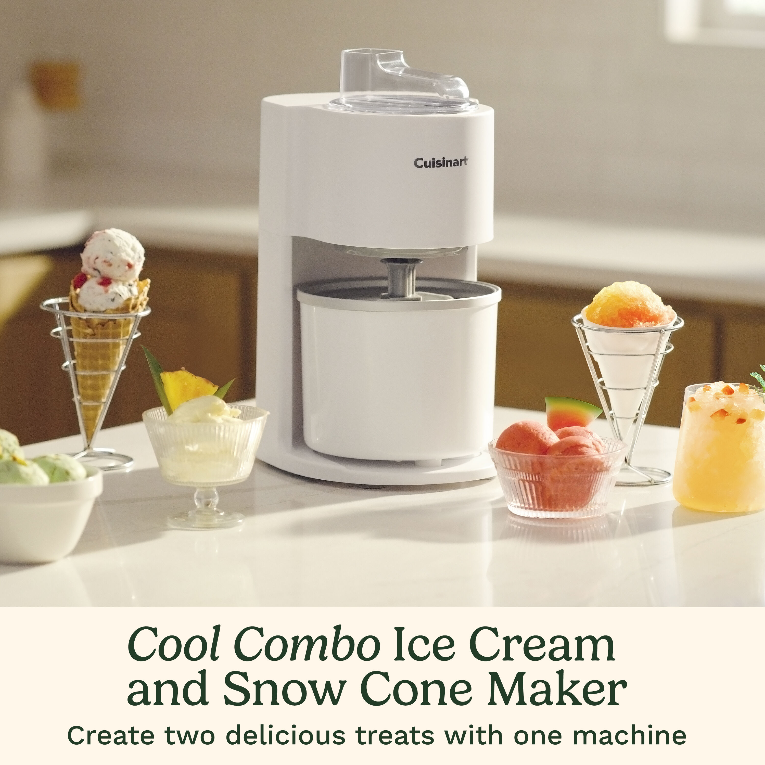 Cool Combo Ice Cream Maker and Snow Cone Machine - Cuisinart
