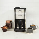 Discontinued Grind & Brew 12 Cup Automatic Coffee Maker with Brushed Metal Italian Styling