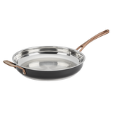 Matte Black Elegance 12&rdquo; Skillet w Helper Handle 1