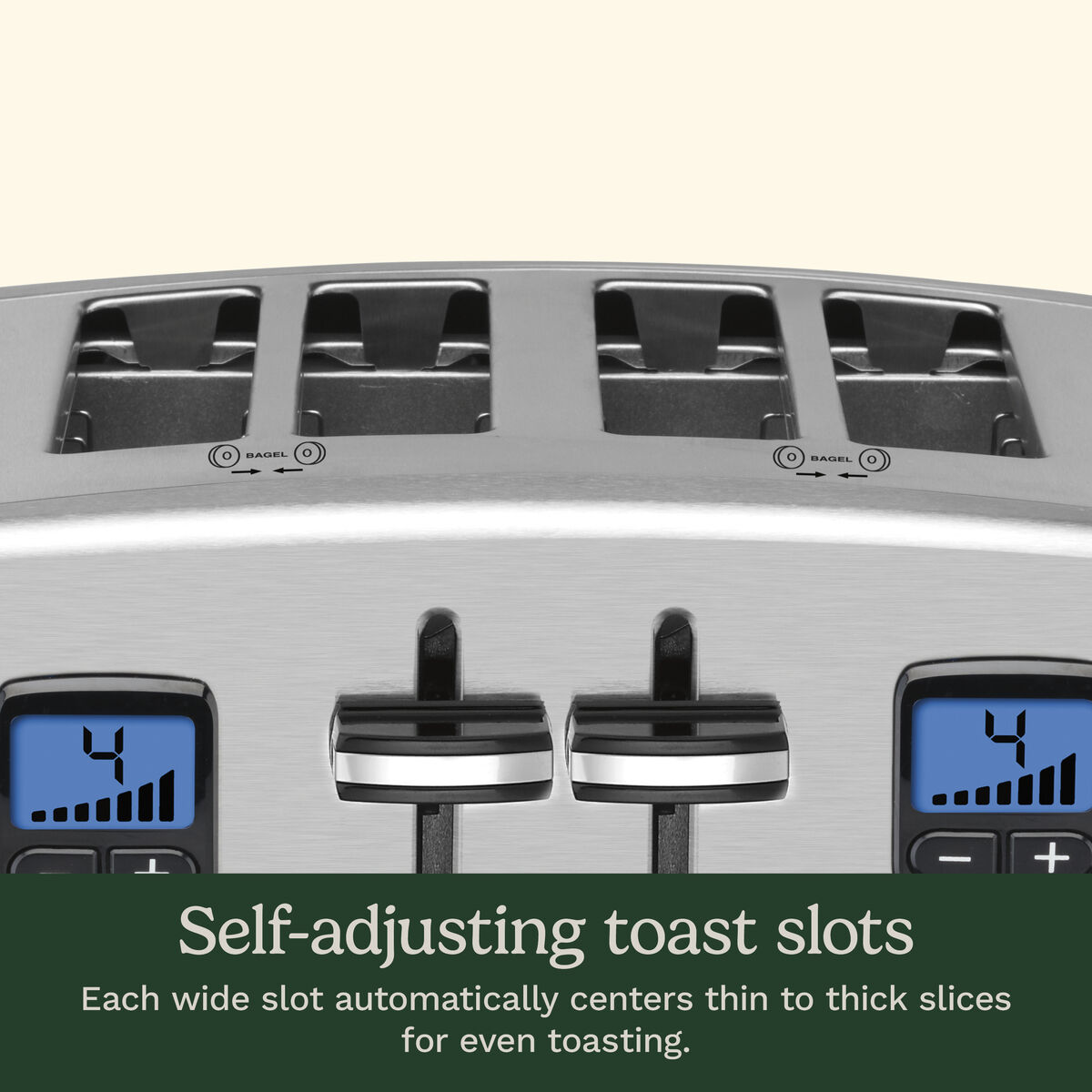 4 Slice Countdown Metal Toaster