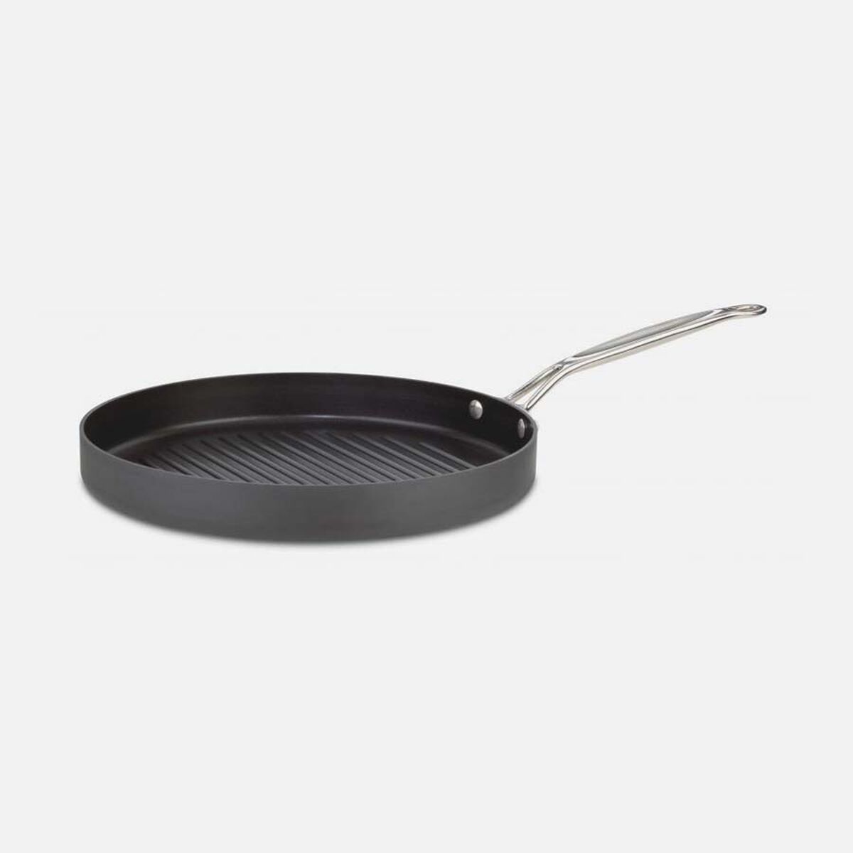 Discontinued Chef's Classic&trade; Nonstick Hard Anodized 12" Round Grill Pan 2