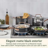 11pc Matte Black Elegance Set 5