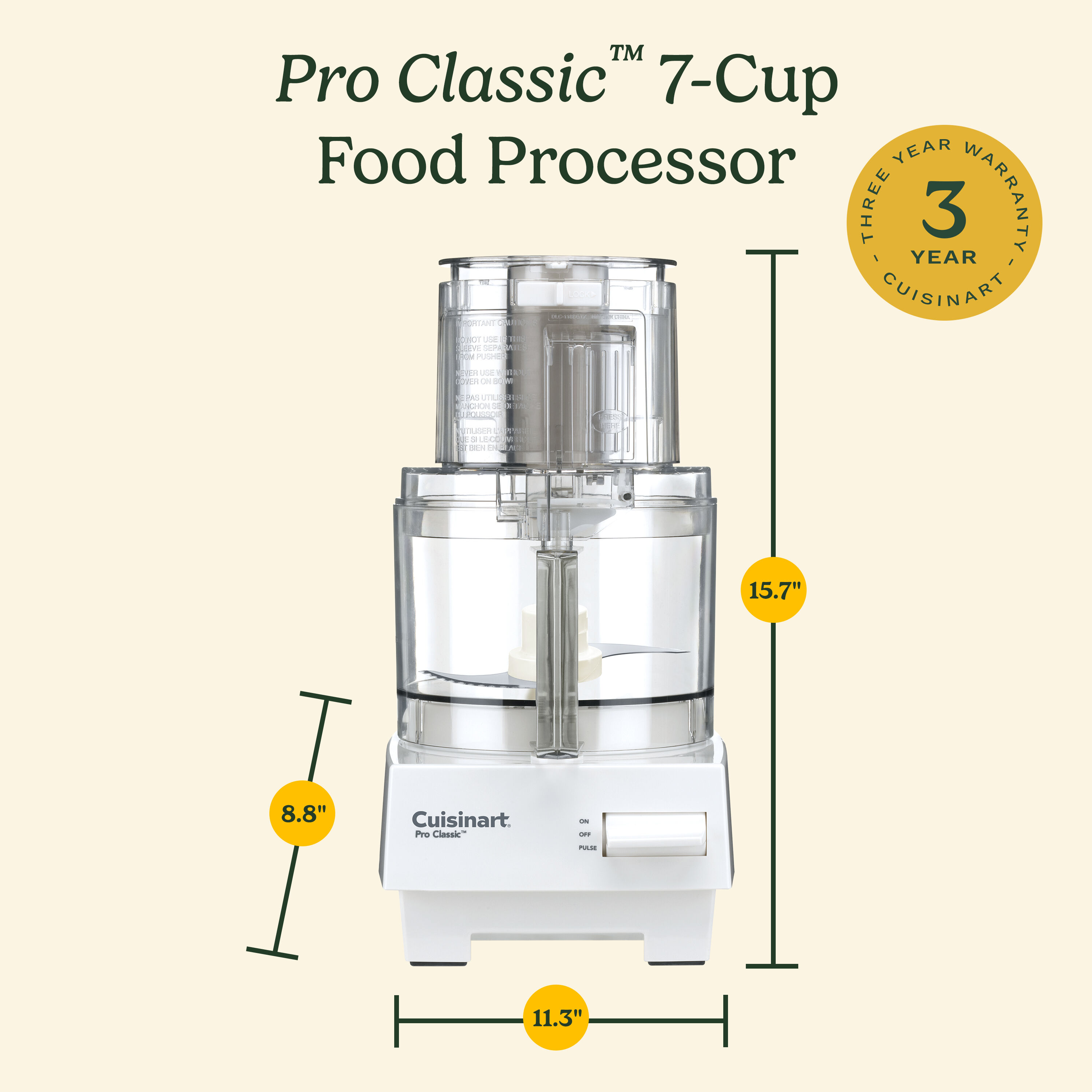 Cuisinart DLC7 super pro 付属品多数 7-Cup Food Processor, Pro Classic - Cuisinart