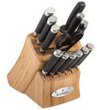 Discontinued 14 Piece Knife Set with Bamboo Block 1