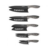 10 Piece Ceramic Coated Knife Set - Faux Wood 1
