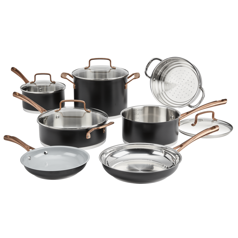 11pc Matte Black Elegance Set