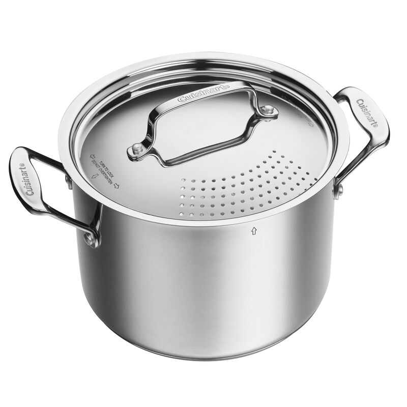 Chef's Classic&trade; 6 Quart Stockpot with Straining Cover