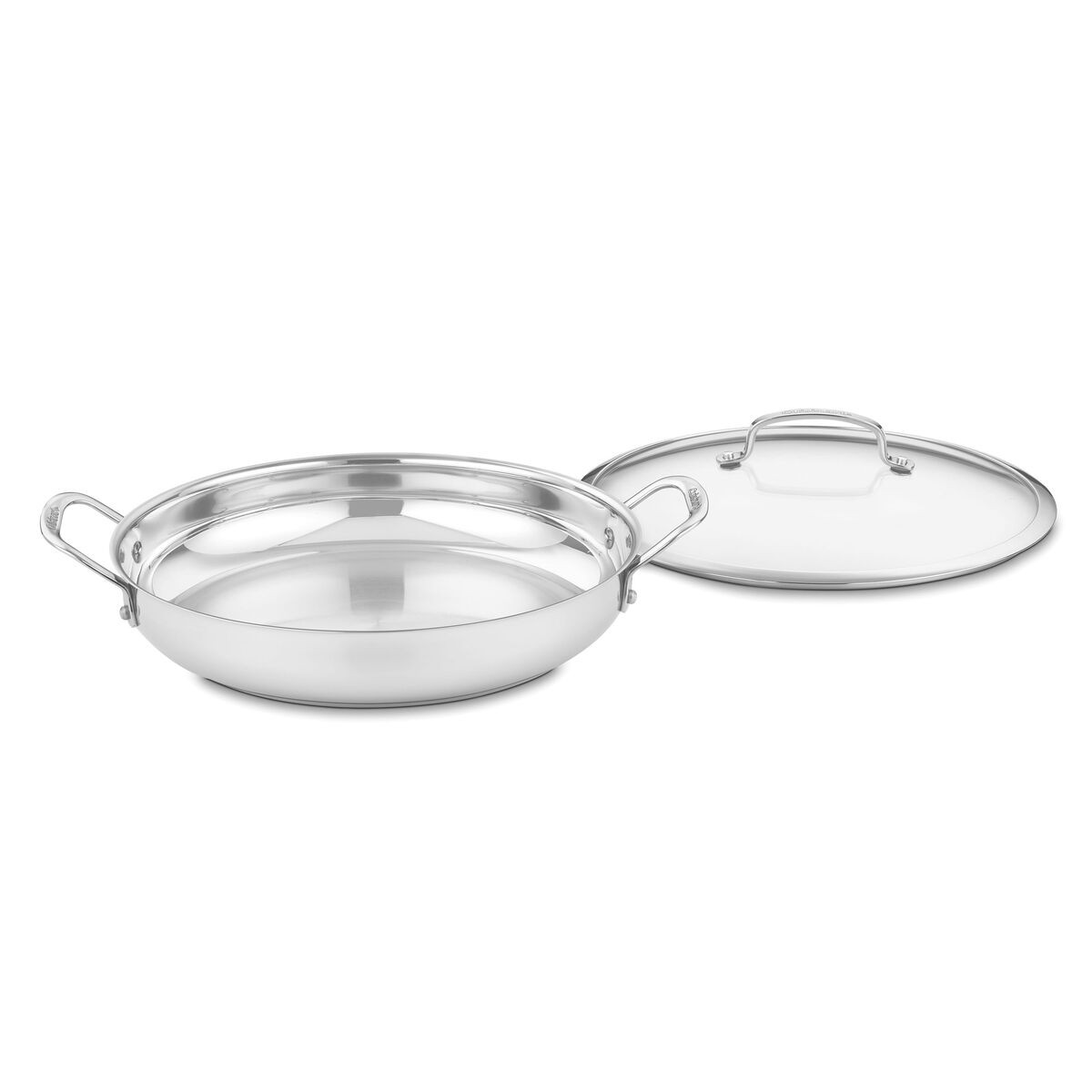 Discontinued Contour&reg; Stainless 12" Everyday Pan with Cover 1