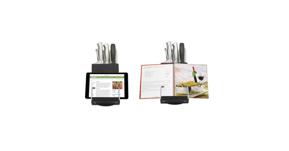 Discontinued 15 Piece Stainless Steel Rotating Cutlery Block Set - Black 3