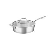 Discontinued 5.5 Quart Saut&eacute; Pan with Helper Handle & Cover 1