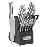 15 piece German Stainless Steel Hollow Handle Knife Block Set 1