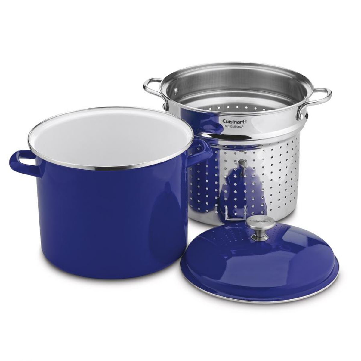 Discontinued 12 Quart Stockpot with Steamer Insert and Cover 1