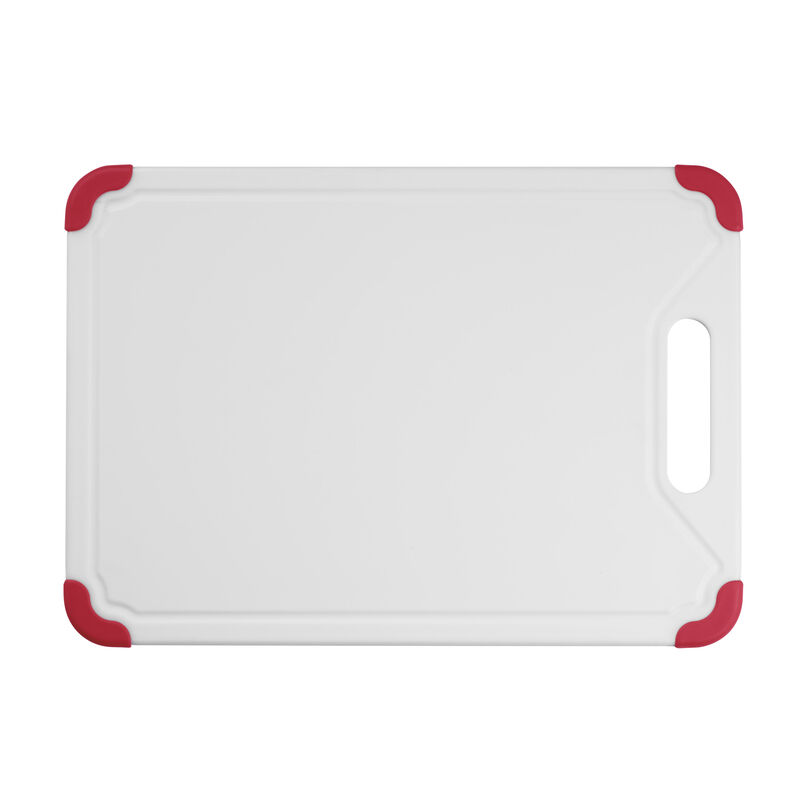 Discontinued 13&rdquo; White Poly Board with Red