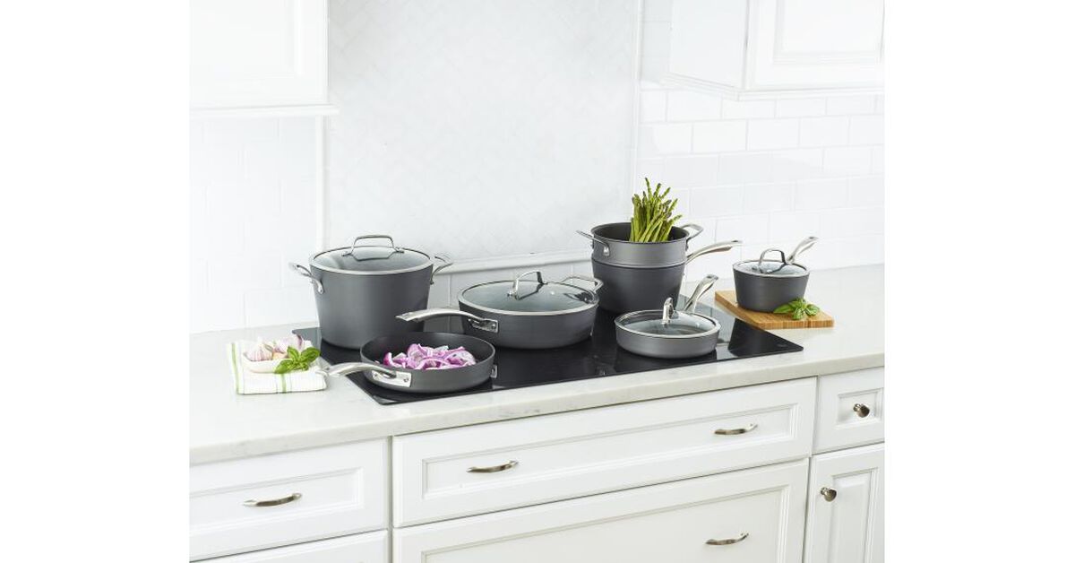 Discontinued Chef's Classic&trade; Nonstick Hard Anodized 11 Piece Conical Hard Anodized Induction Set 1