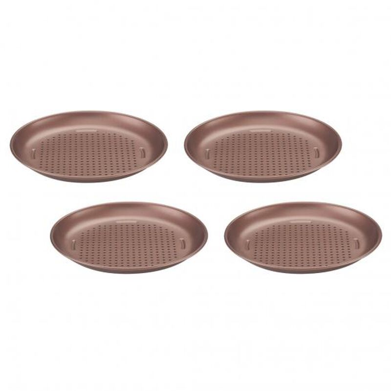 Discontinued 4-pc 6.5" Mini Pizza Pan Set