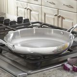Chef's Classic&trade; Stainless 12'' Skillet with Helper Handle 2
