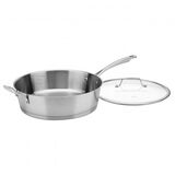 Discontinued 5.5 Quart Saut&eacute; Pan with Helper & Cover 1