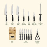 Triple Rivet 15 Piece Cutlery Set With Block 6