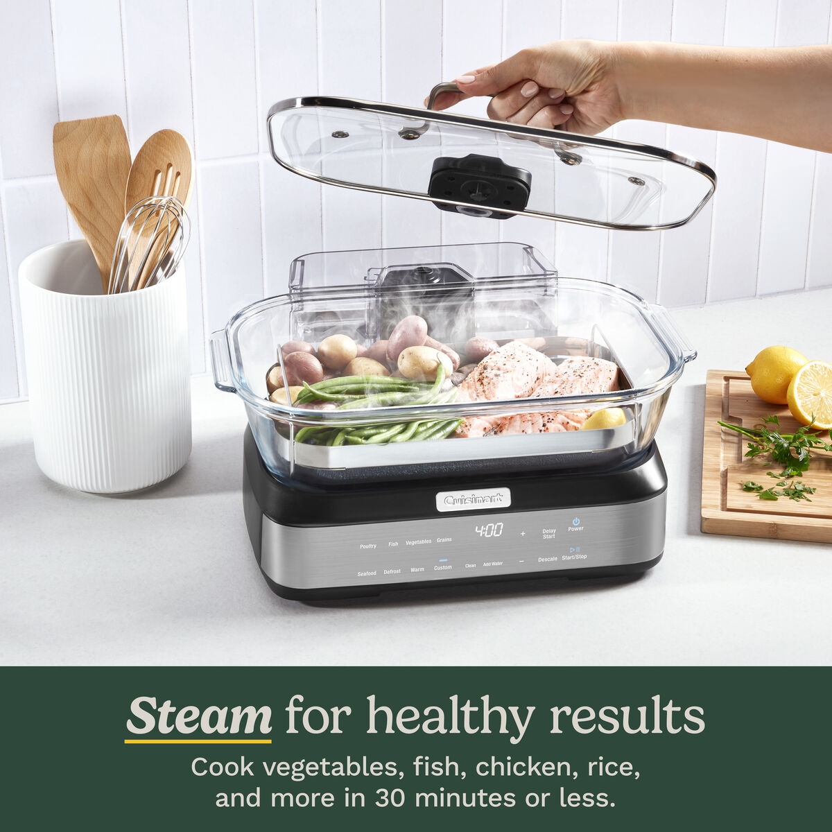Discontinued CookFresh&reg; Digital Glass Steamer 4