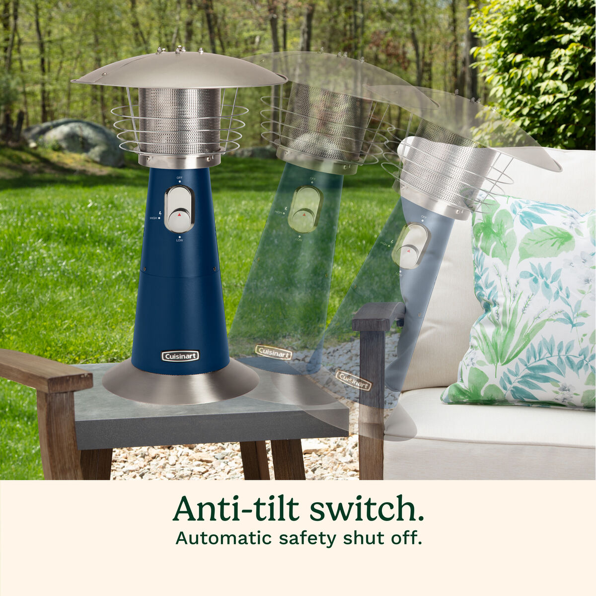 Portable Tabletop Patio Heater-Navy 5