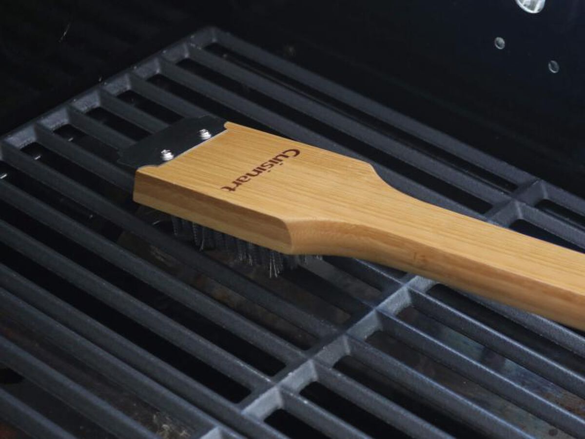 18" Bamboo Grill Brush 2