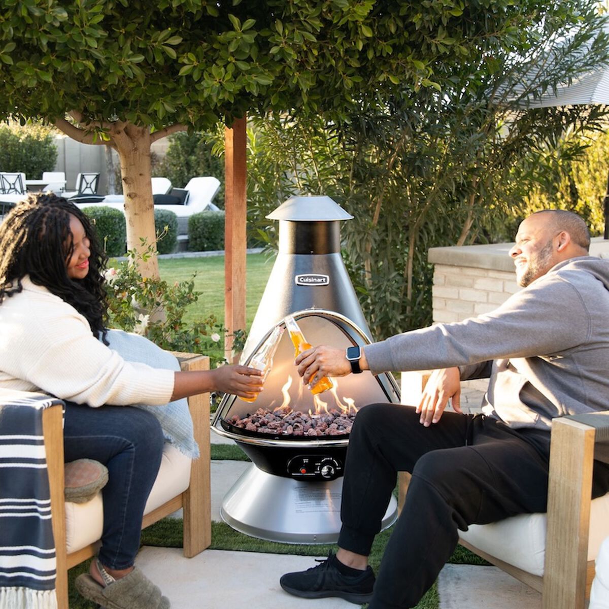 Chimenea Propane Fire Pit