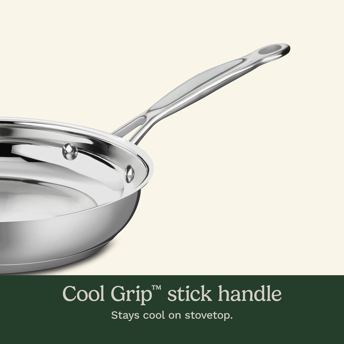 Chef's Classic&trade; Stainless 8'' Skillet