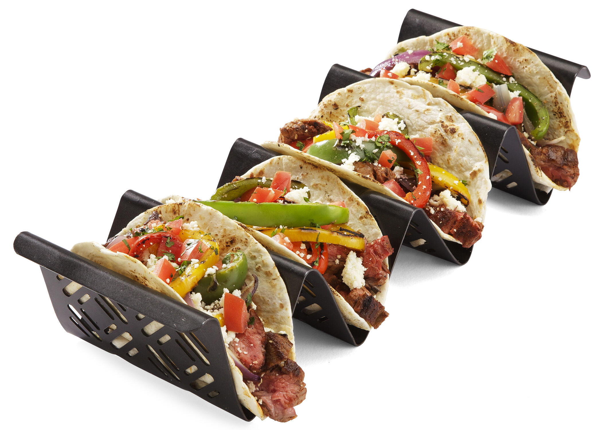 Nordic Ware Taco Grillrost Aus Edelstahl – 2-teilig, Mit Festlichem Motiv – Perfekt Für Grillpartys