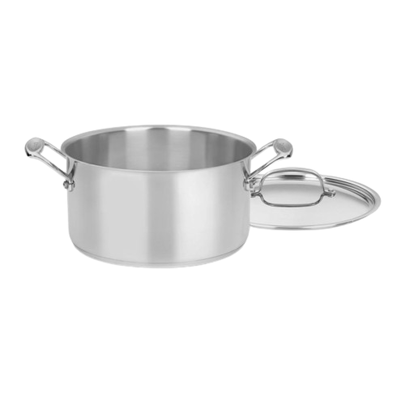 Chef's Classic&trade; Stainless 6 Quart Stockpot with Cover