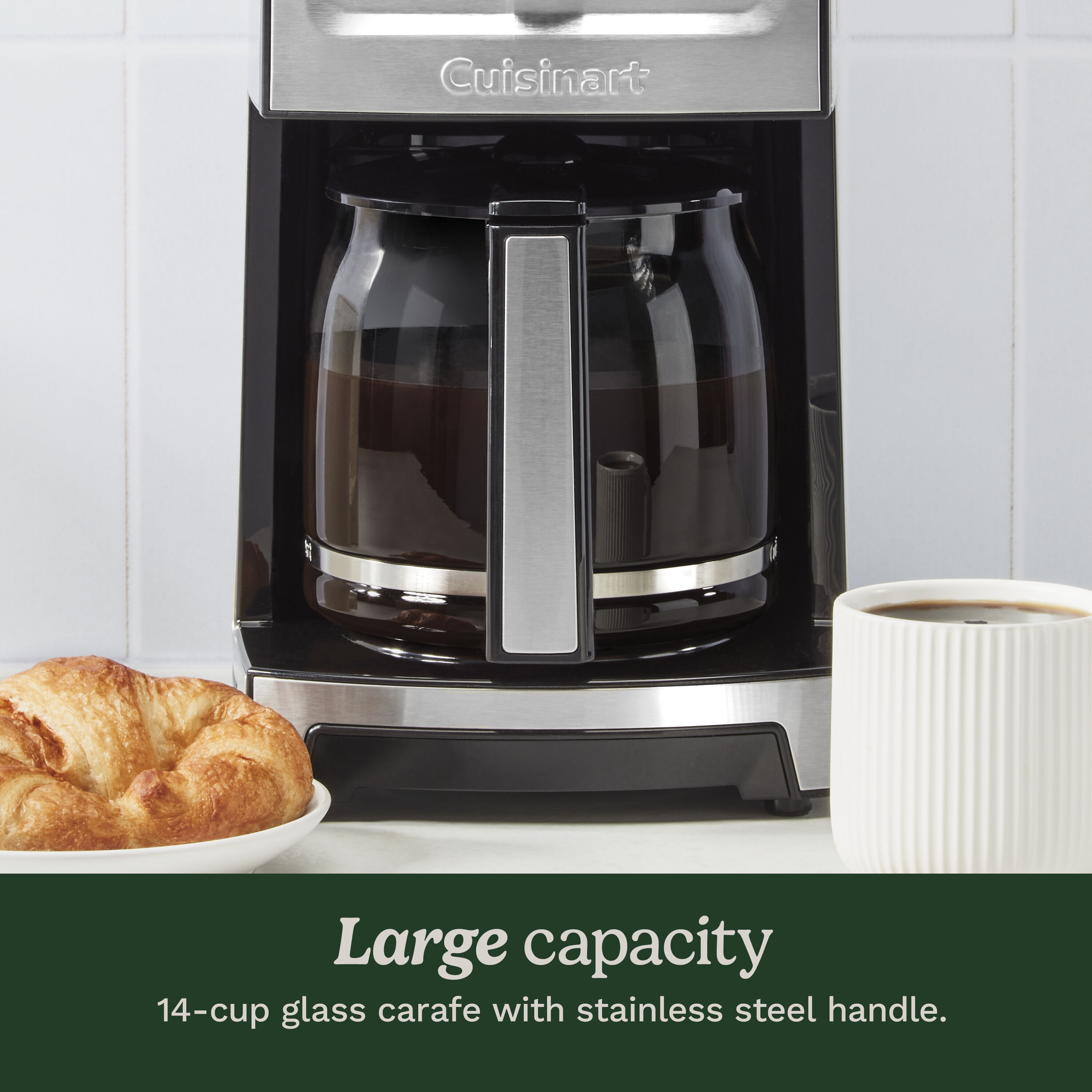 PerfecTemp 14-Cup Coffee Maker w/ Over Ice (White) - Cuisinart